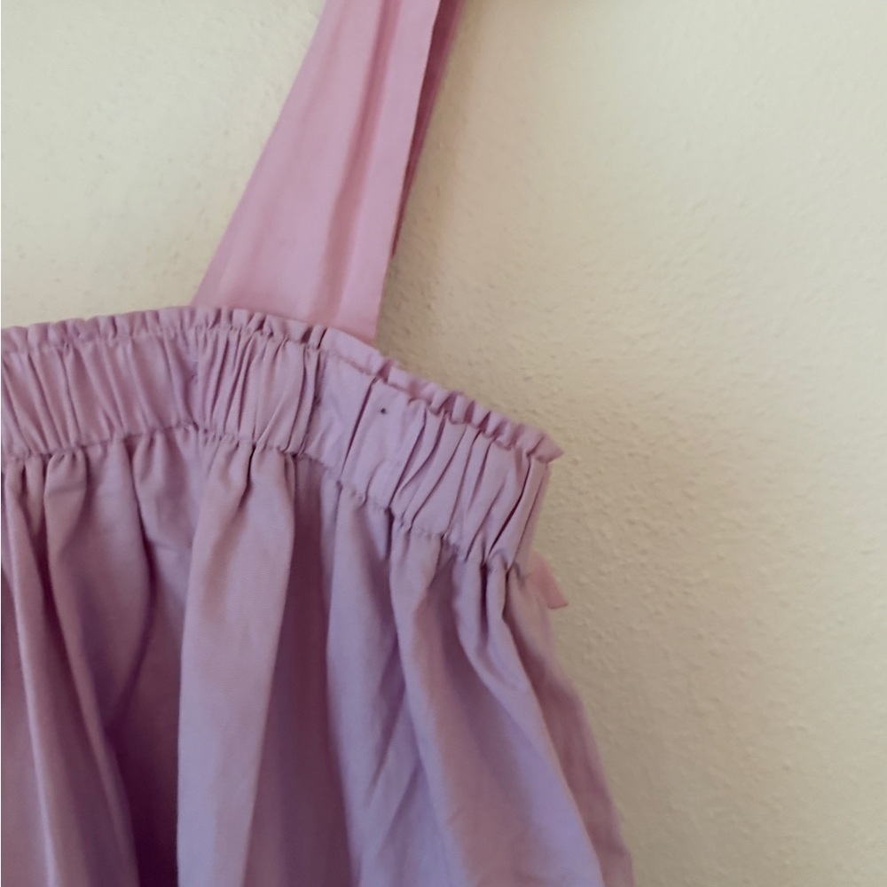 HYFVE Lilac Babydoll Mini Dress Sleeveless Lined Women's M - Picture 4 of 13